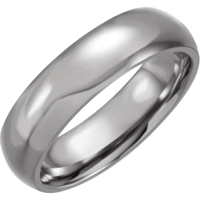 Titanium wedding engagement ring