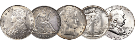 Rare Coins half dollars sell coins