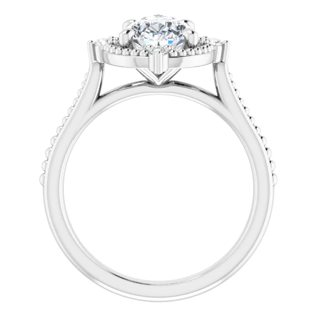 3 Carat Cathedral Diamond Engagement Ring