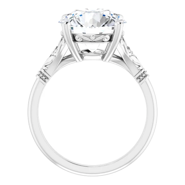 5 carat round cut diamond engagement ring aaland merville indiana