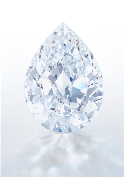 most expensive jewelry sold at an auction in 2021 aaland the key 10138 pear diamond